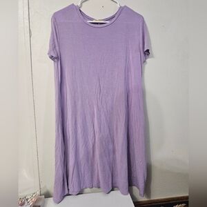 Piko 1988 Lavendar Casual Short Sleeve Dress!